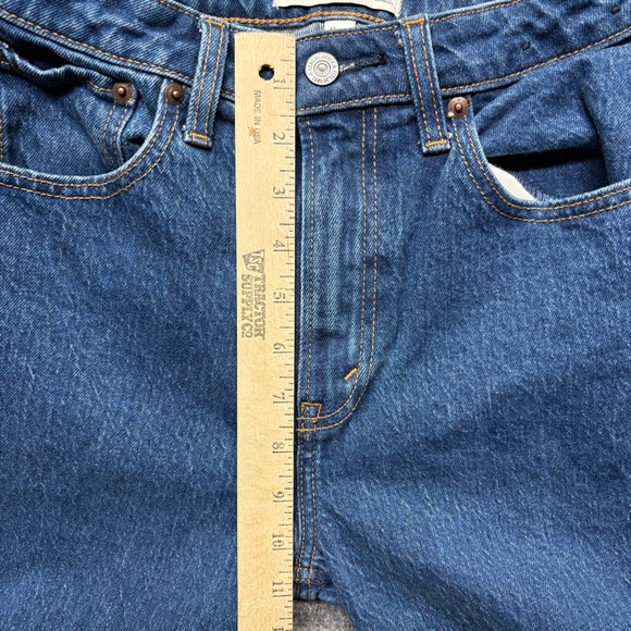 Abercrombie Fitch Jeans Womens 26 Long Blue 90's Relaxed High Rise Curve Love - Picture 8 of 13